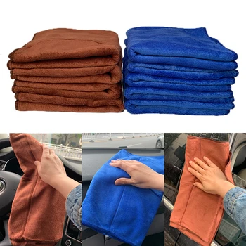

35x75cm Soft Microfiber Cleaning Towel Car Auto Wash Dry Clean Polish Cloth Quick Dry Absorbent Wash Tool Care Free Shipping