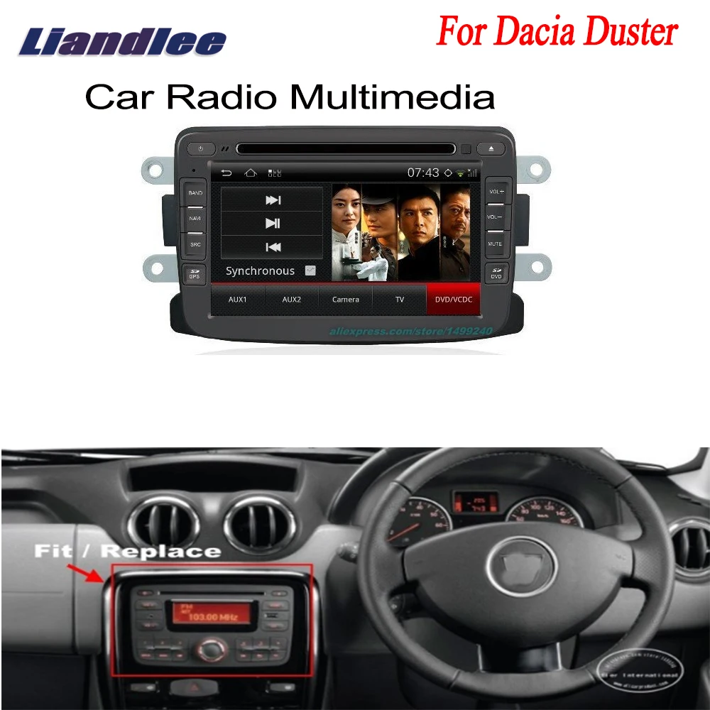 

Liandlee 2 din Car Android For Dacia Duster 2010~2015 GPS Navi Navigation Radio TV CD DVD Player Audio Video Stereo OBD2