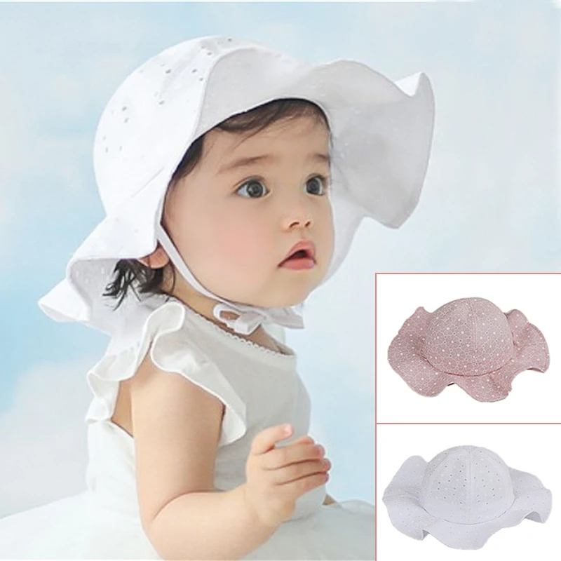 Hats Baby Sun Caps infant beach cotton hat newborn kids child toddler