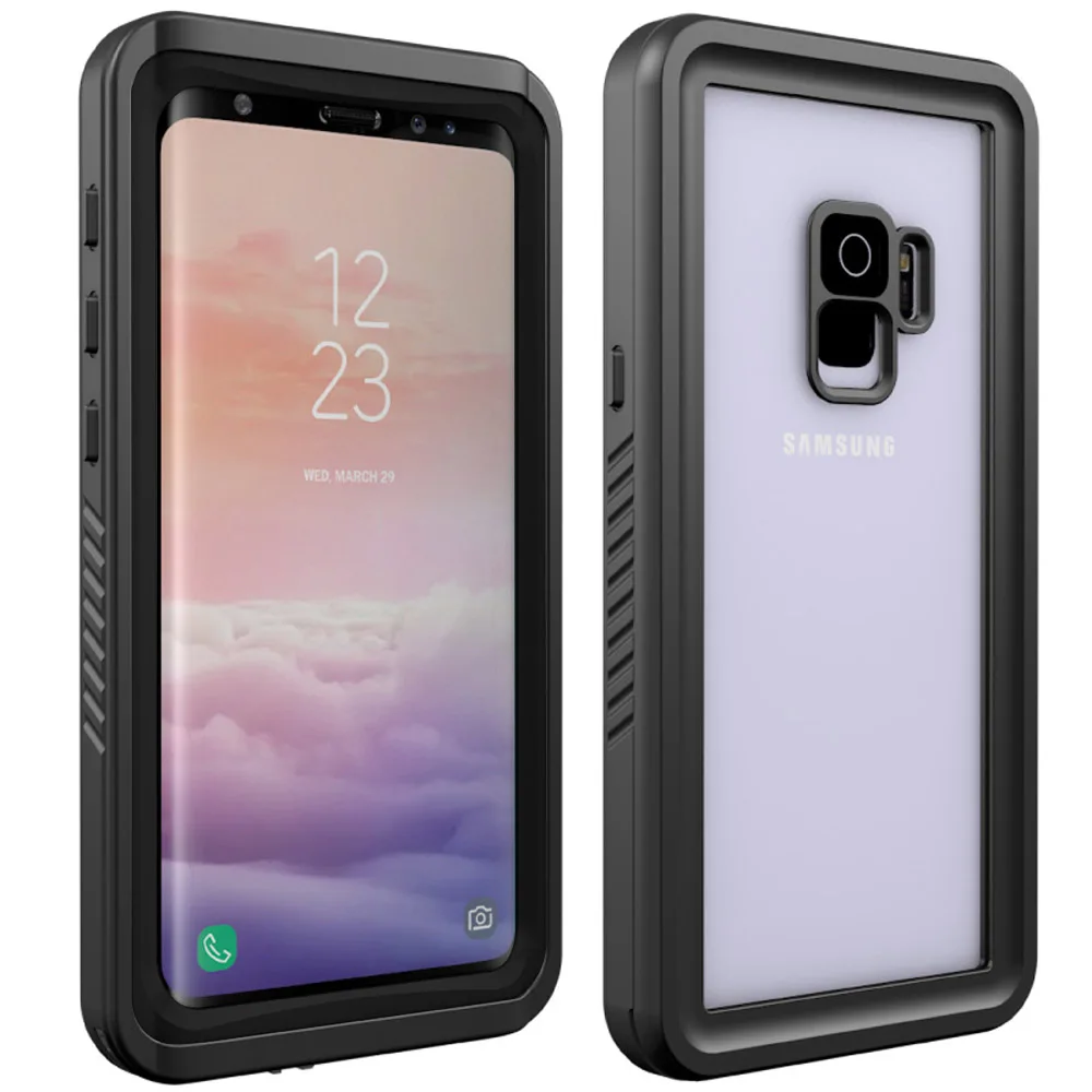 100% водонепроницаемый чехол для Samsung S9 Plus S8 противоударный плавания и дайвинга iphone