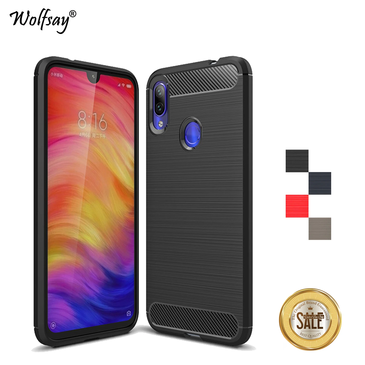 

Xiaomi Redmi Note 7 Case Shockproof Armor Rubber Soft Silicone Phone Case Xiaomi Redmi Note 7 Cover Xiaomi Redmi Note 7 Fundas *