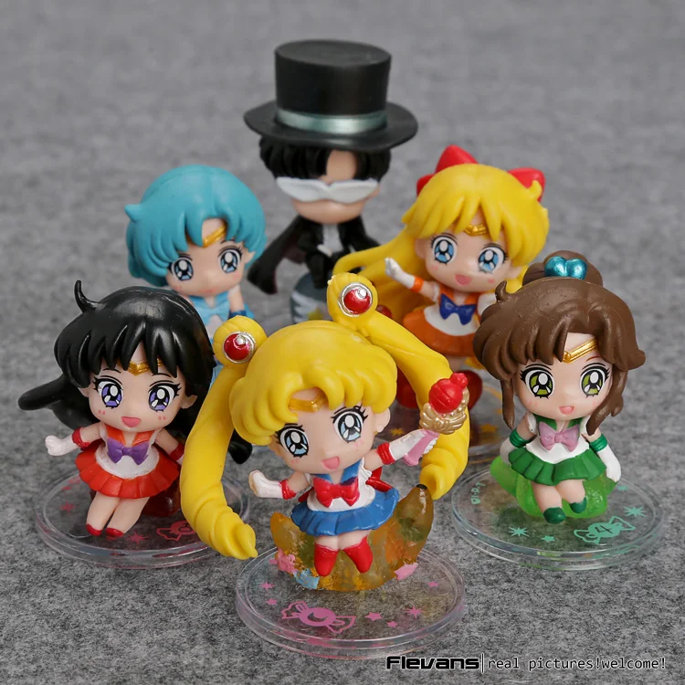 Sailor Moon Candy Series Tsukino Usagi маска смокинг матрос Венера Меркурий Марс Юпитер фигурки из