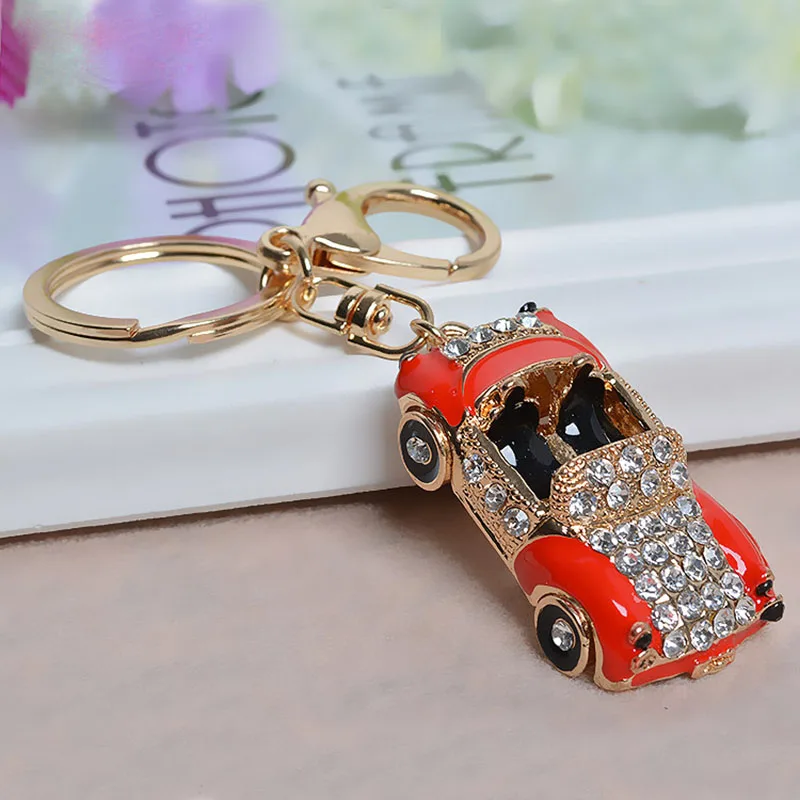 Крутая Спортивная дорожная Сумочка с брелоком для автомобиля, подвеска, красивое кольцо для ключей для женщин, сумка, Золотой держатель для ключей R34