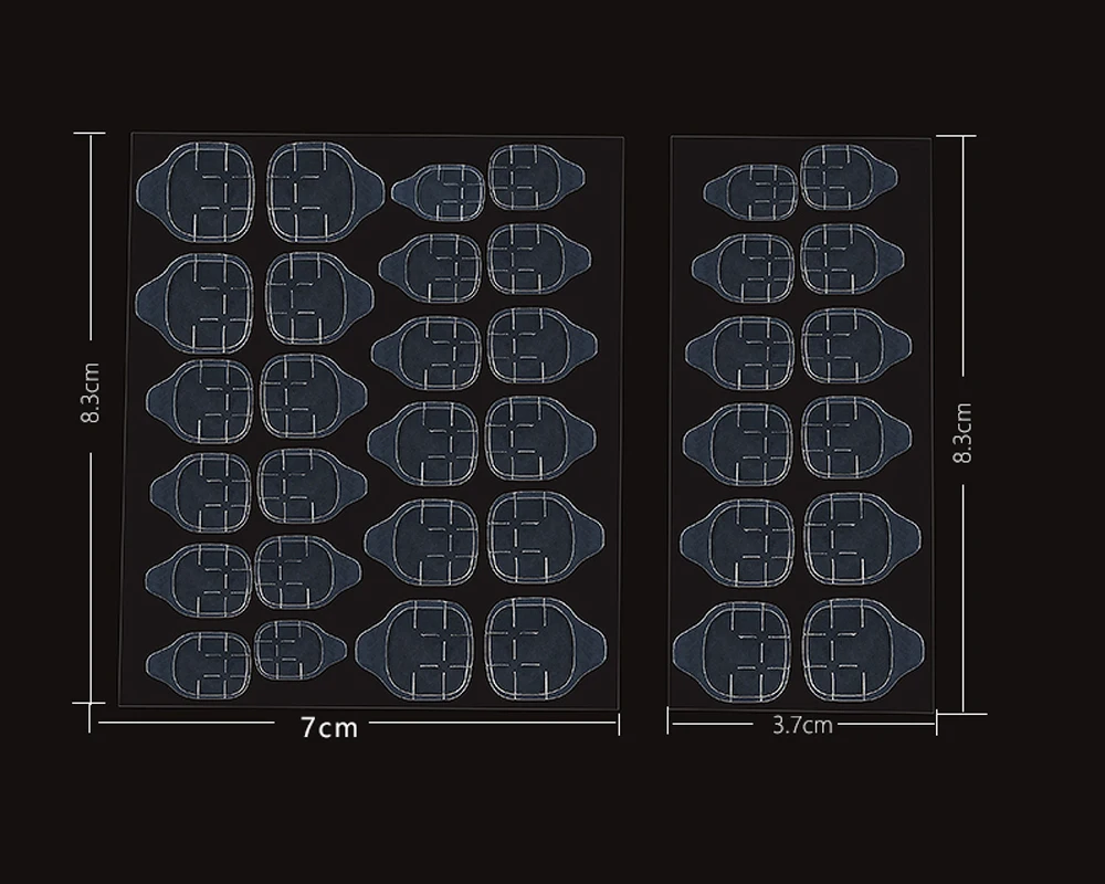 5 листов/набор, прозрачные двухсторонние клейкие ленты, накладные наклейки для ногтей, не оставляющие следов, накладные ногти, наклейки для наращивания ногтей, советы, инструменты