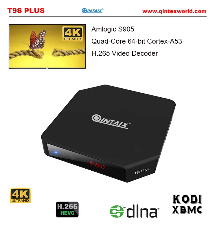 T9S Plus TV Box Amlogic S905 Android 5.1 Set top Bluetooth WiFi HD 2.0 2 GB 16 Google Player | Электроника