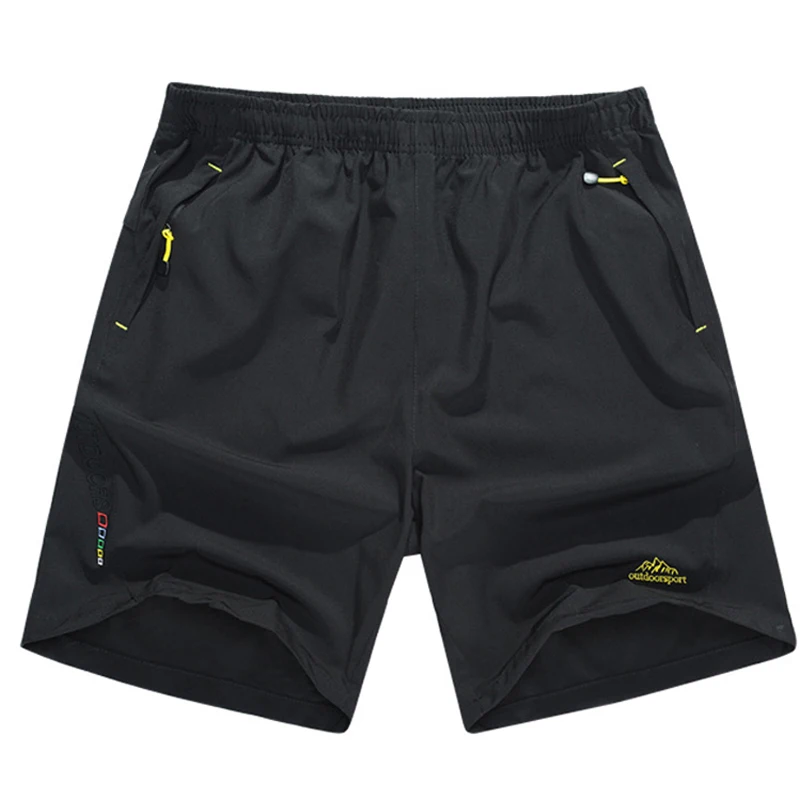 

Summer Men's Quick Dry Shorts 8XL Casual Beach Shorts Men Breathable Trouser Thin Style Solid Mens Board Shorts MY095