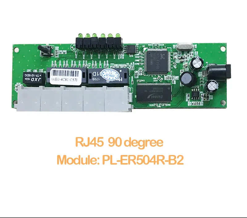 5 порт 10/100 Мбит/с проводной маршрутизатор мини PCBA Размеры Поддержка Чистая доля принтер офис компании завод Smart кабель Коробки DC Вход 5 В 12 В