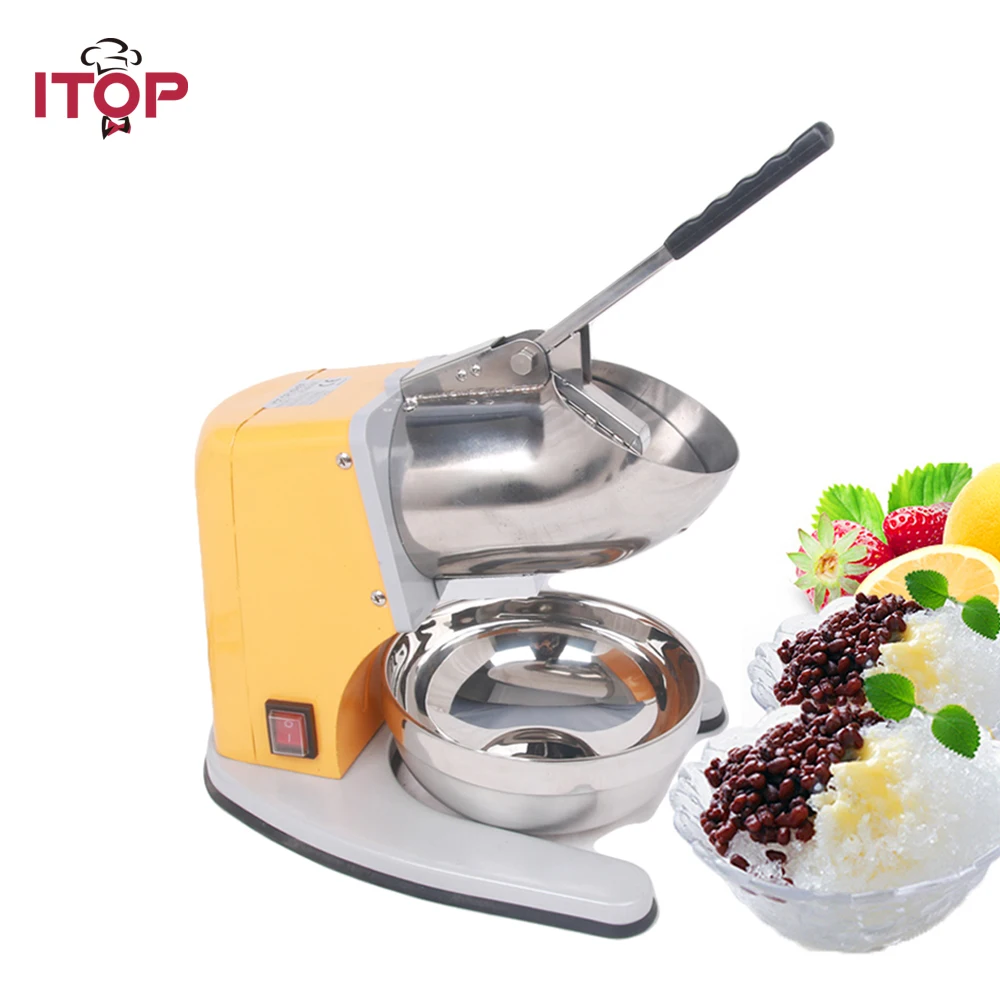 

ITOP COMMERCIAL ICE SHAVER CRUSHER SHAVING PROCESS SNOW CONE MAKER MACHINE DEVICE NEW