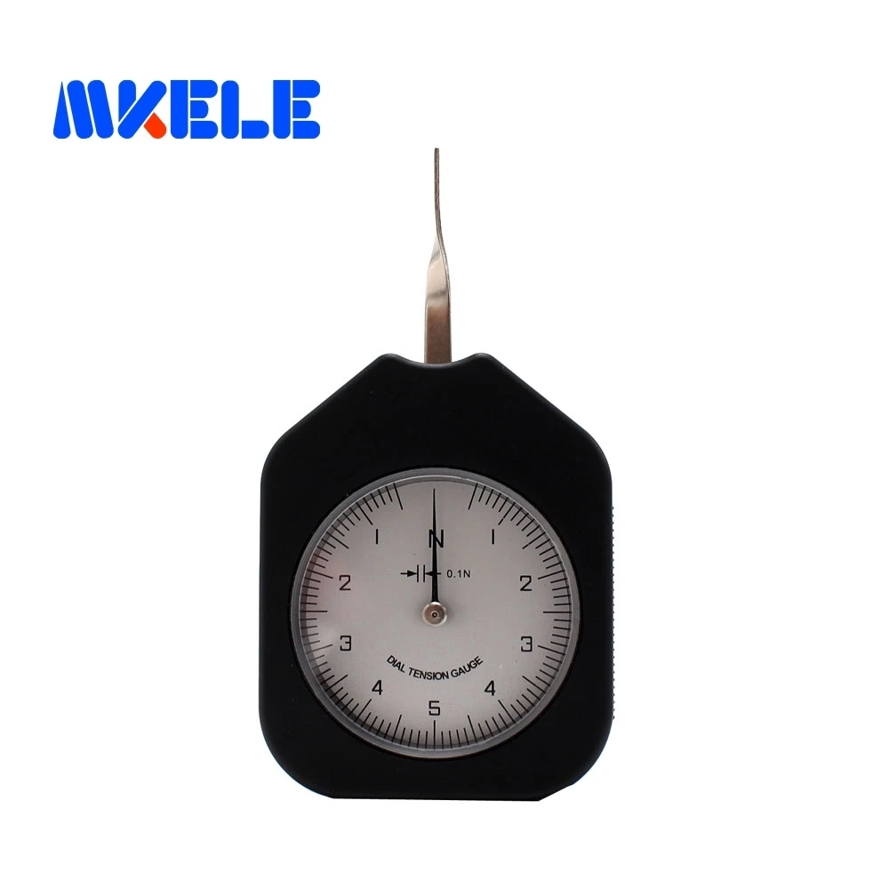 

SEN-5-1 5N Tensiometer Analog Dial Gauge Single Pointer Force Tools Tension Meter