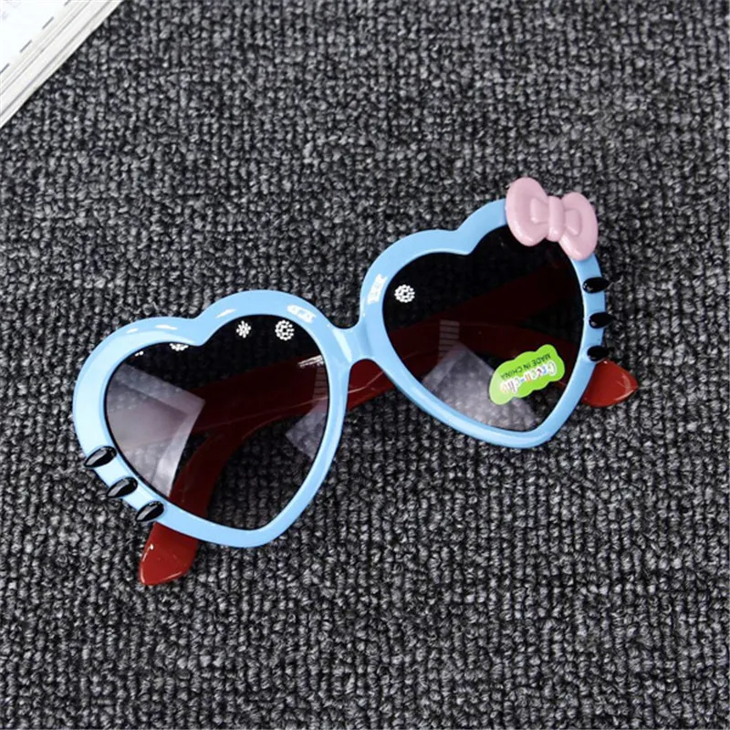Fashion Kids Sunglasses Children Princess Cute Baby Hello- Glasses High Quality Boys Gilrs Cat Eye Eyeglasses UV400