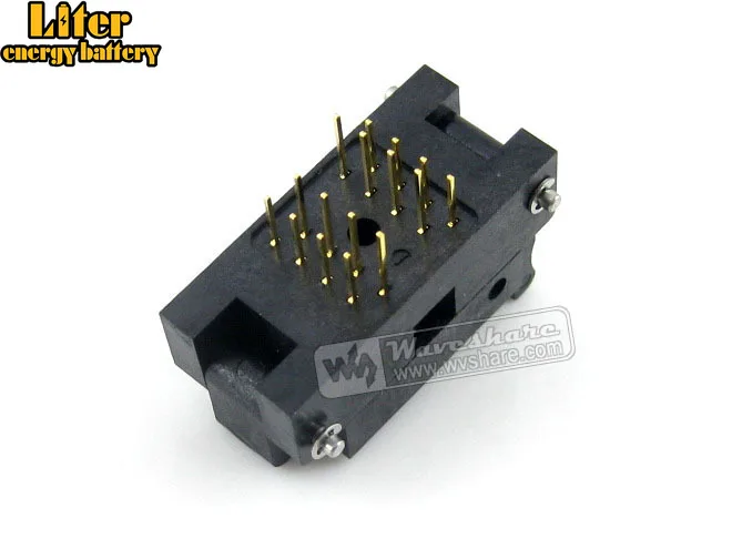 

SOP16 SO16 SOIC16 IC51-0162-271-3 Yamaichi IC Test Burn-In Socket Programming Adapter 4.5mm Width 1.27mm Pitch