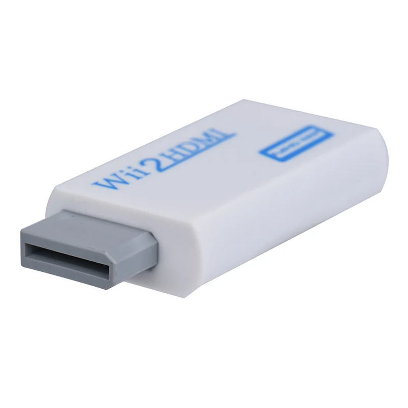  Per Wii a HDMI 720 P 1080 P Convertitore Mini 3.5mm Adattatore HDTV Wii2HDMI Audio Uscita Video Ful