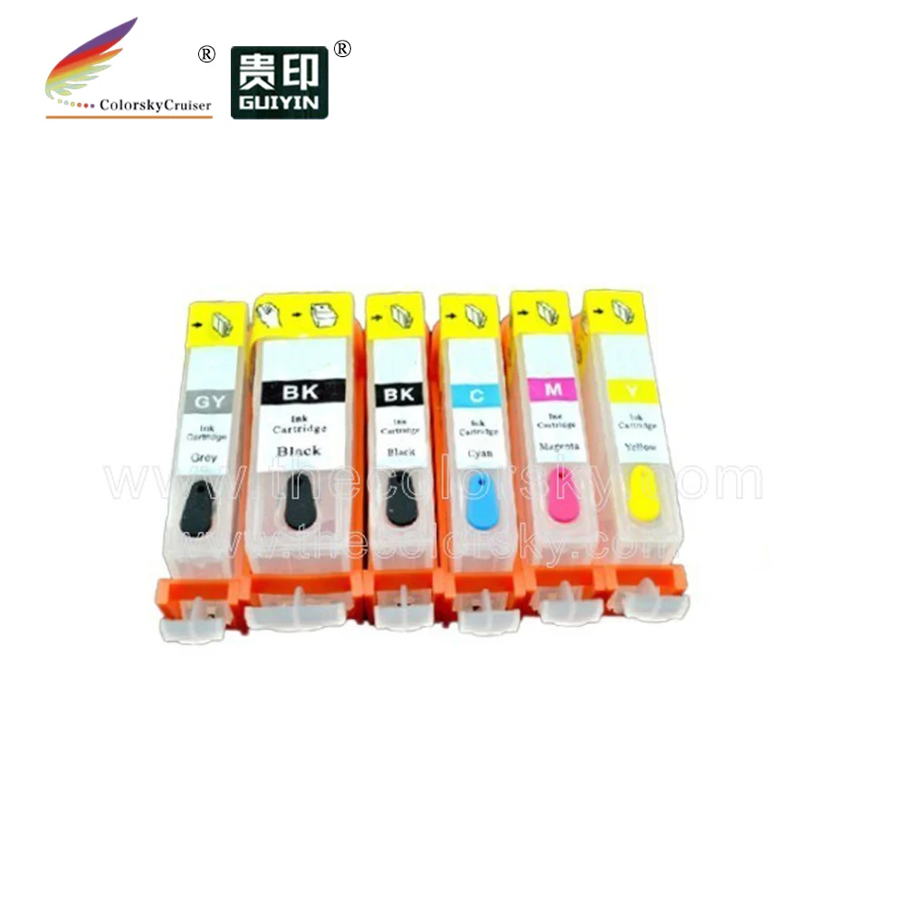 (RCC125 6) многоразовый чернильный картридж для Canon PGI125 CLI126 pgi 125 cli 126 PG PG125 PIXMA MG6110