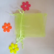 1000 шт. 13*18 см светло-зеленый мешочек из органзы Ювелирная упаковка Дисплей сумки шнурок мешок для браслеты/ ожерелье/Ср Пряжа сумка