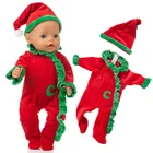 Кукла Комбинезоны Fit 43 смРождественская одежда Baby Born Doll Reborn Baby Dolls Одежда И 17-дюймов ①