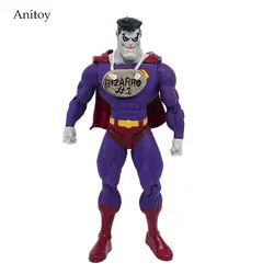 DC комикс супергерой злой Супермен ПВХ Рисунок Коллекционная модель игрушки 18 см KT3972