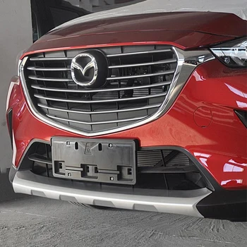 

Fit For Mazda CX-3 CX3 2016 2017 2018 2019 Front + Rear Bumper Diffuser Bumpers Lip Protector Guard skid plate Stainless steel