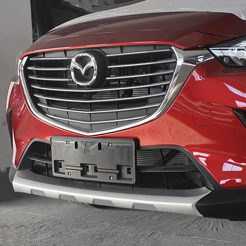 Подходит для Mazda CX 3 CX3 2016 2017 2018 2019 Передний + задний бампер диффузор бамперы защита