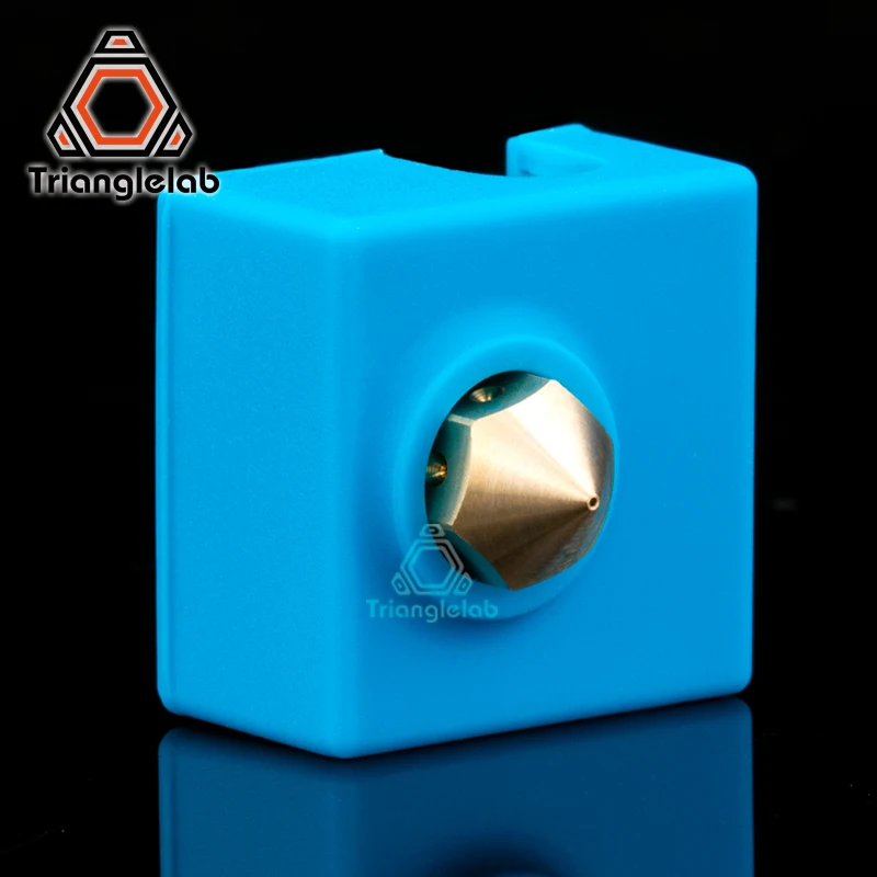 Trianglelab 10 шт. Высокое качество картридж CR10 нагреватель бок силиконовые носки для MK9 Подогрев блок для MK9 hotend I3 CR10 сопла