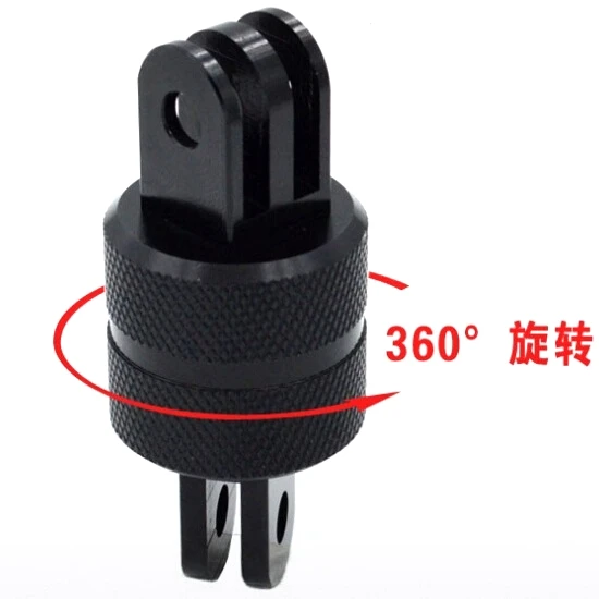 

360 Degree Swivel Rotating Metal Tripod Mount Adapter Connector For Gopro Hero7 5 6 SJ6 H9 Xiaomi yi 4k Mijia Camera Accessories