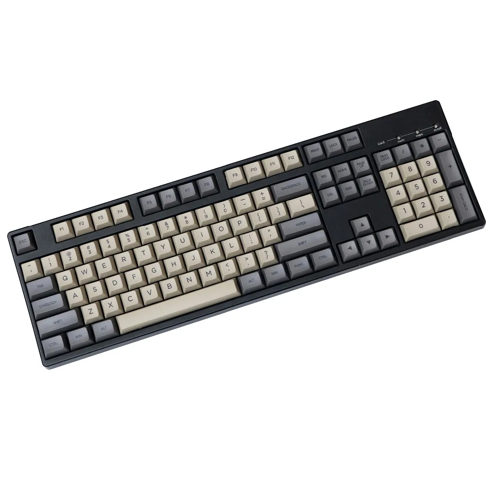 

Outer space gray XDAS profile keycap 108 dye sublimated Filco/DUCK/Ikbc MX switch mechanical keyboard keycap,Only sell keycaps