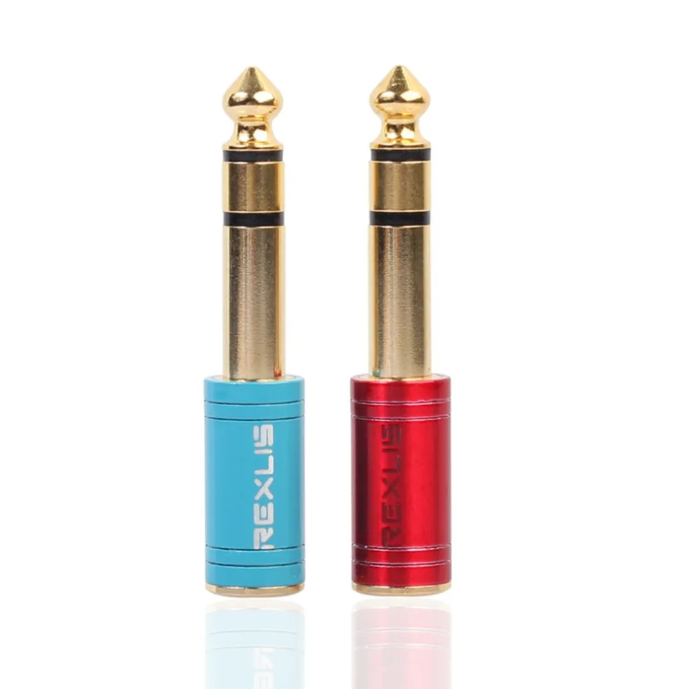 

1 Pcs 6.35mm 1/4" Male To 3.5mm 1/8" Female Audio Adapter 6.35 to 3.5 Jack Stereo Converter For Headphone Microphone