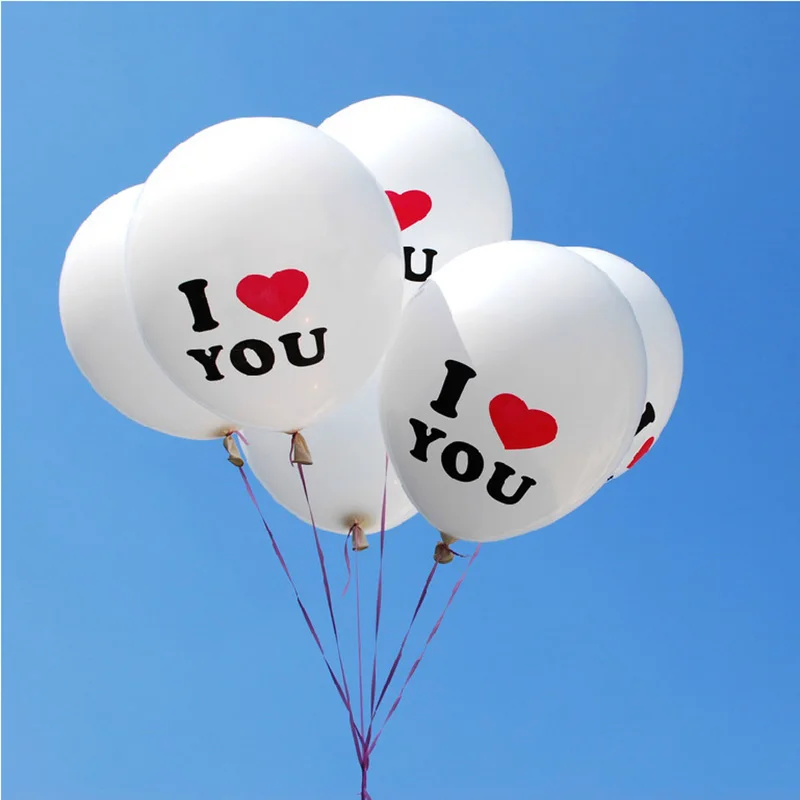 10 шт. прекрасный я люблю тебя воздушный шар Валентина шары Свадебные обручение предложить Свадебные Воздушные шары @