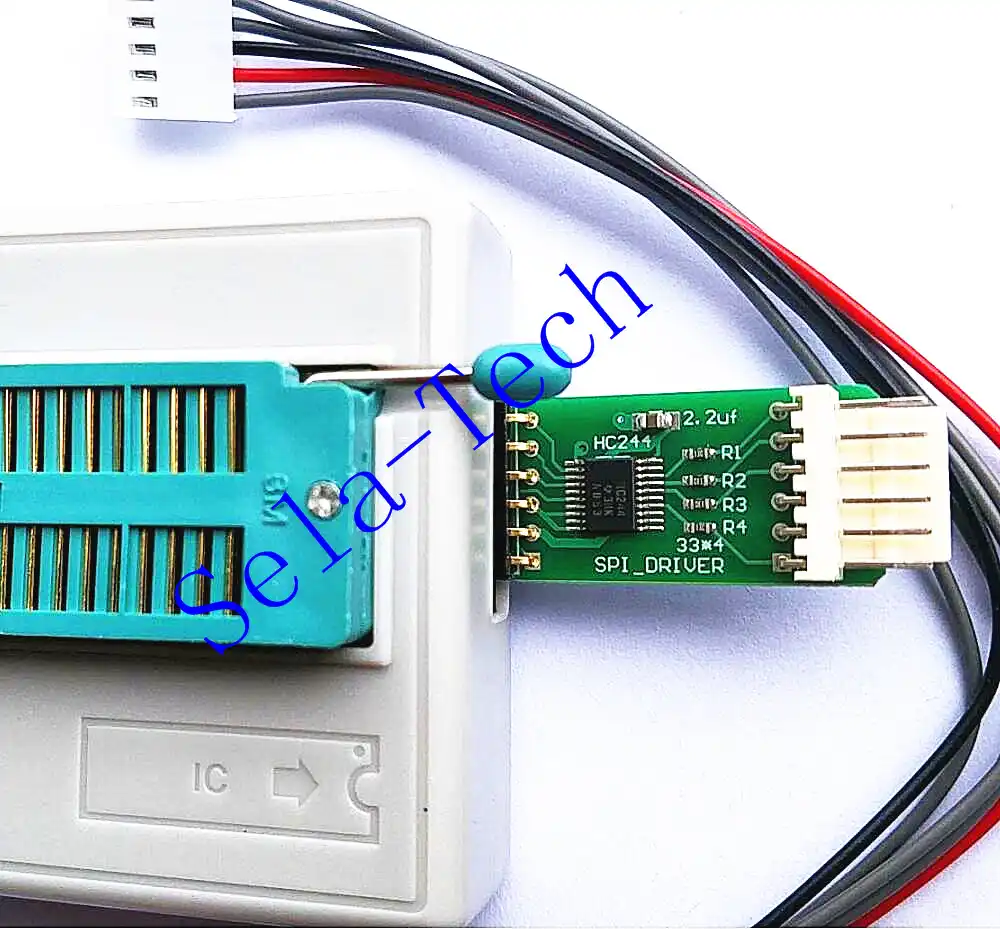New SPI DRIVER, ICSP Enhanced Adapter for XGecu TL866II PLUS Minipro