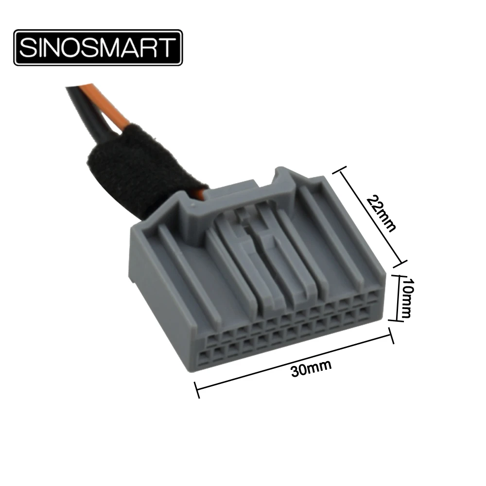 Соединительный кабель для реверсивной камеры SINOSMART монитора Honda CRV 2013 OEM без