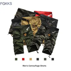 FGKKS качество бренда для мужчин брюки карго шорты для женщин Лето 2019 г. Мужчин's повседневное шорты с большим количеством карманов мужской