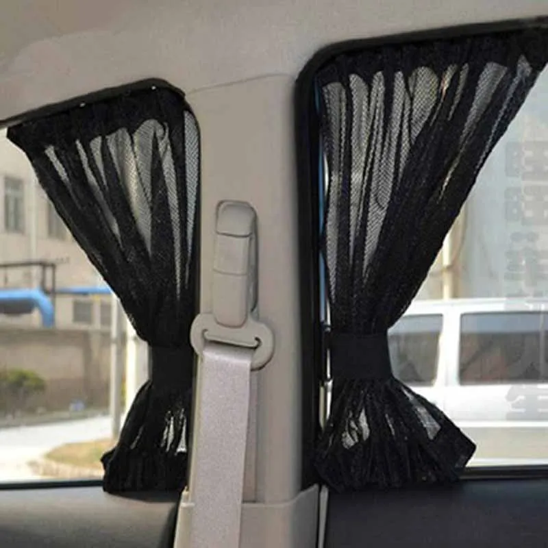 2pcs Car Curtains Side Window Sunshade UV Protection Auto Use Sunshades