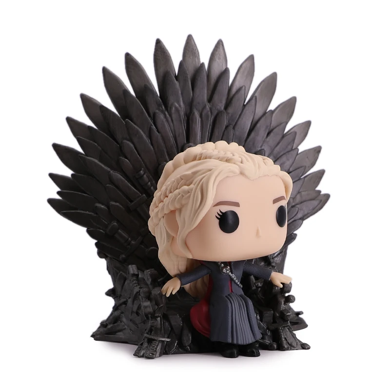 

Daenerys Game of Thrones Figure Daenerys in Iron Throne Figure Dany PVC Vinyl Toys Collection Desktop Decor