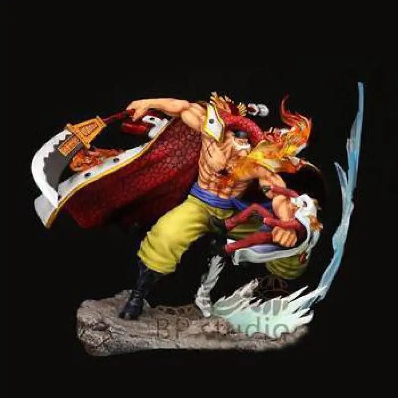 

One Piece Edward Newgate Action Figures GK White Moustache Model Toys 22cm