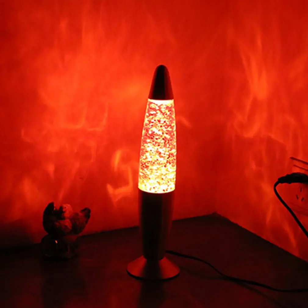 

Wax Lamps Night Light Volcano Style Liquid Paste Light 220V Metal Base Jellyfish Nightlight Glare Incandescent Lighting Aluminum