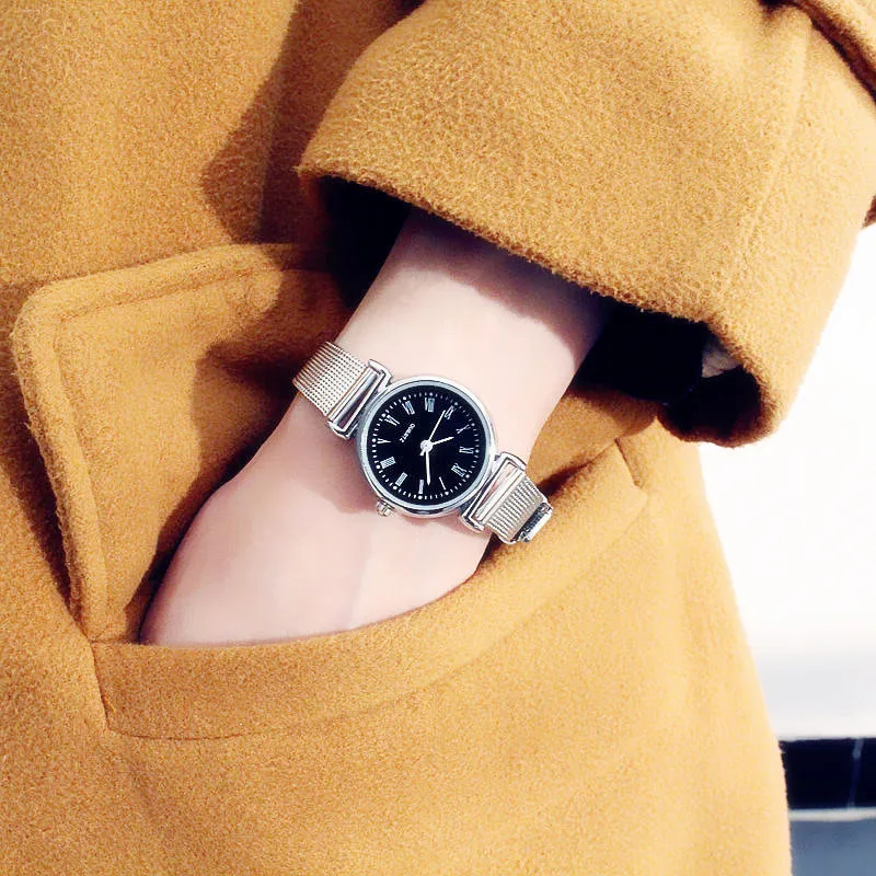 

Fine Bracelet Female Watch Fashion Stainless Steel Strap Women Watches Mini Ladies Wristwatch Luxury Brand CTPOR Quartz Clock