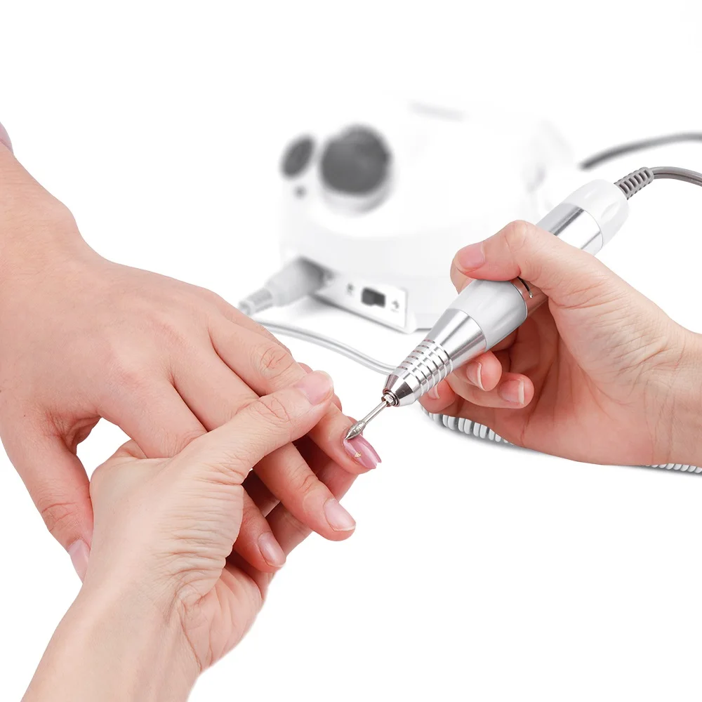 Máquina de Broca do Prego Equipamento do Prego Broca do Prego Elétrica Manicure Pedicure Arquivos Acessório Bits 300 Pçs Lixar 30w 35000rpm Pro 9 Brocas elétricas p/ manicure e acessórios