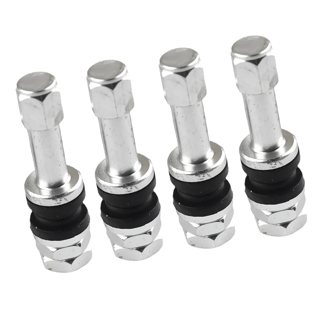 4 Pieces TR48E Wheel Rim Tire Valve Stem Car Truck Motorcycle Aluminum Construction Outstanding Heat