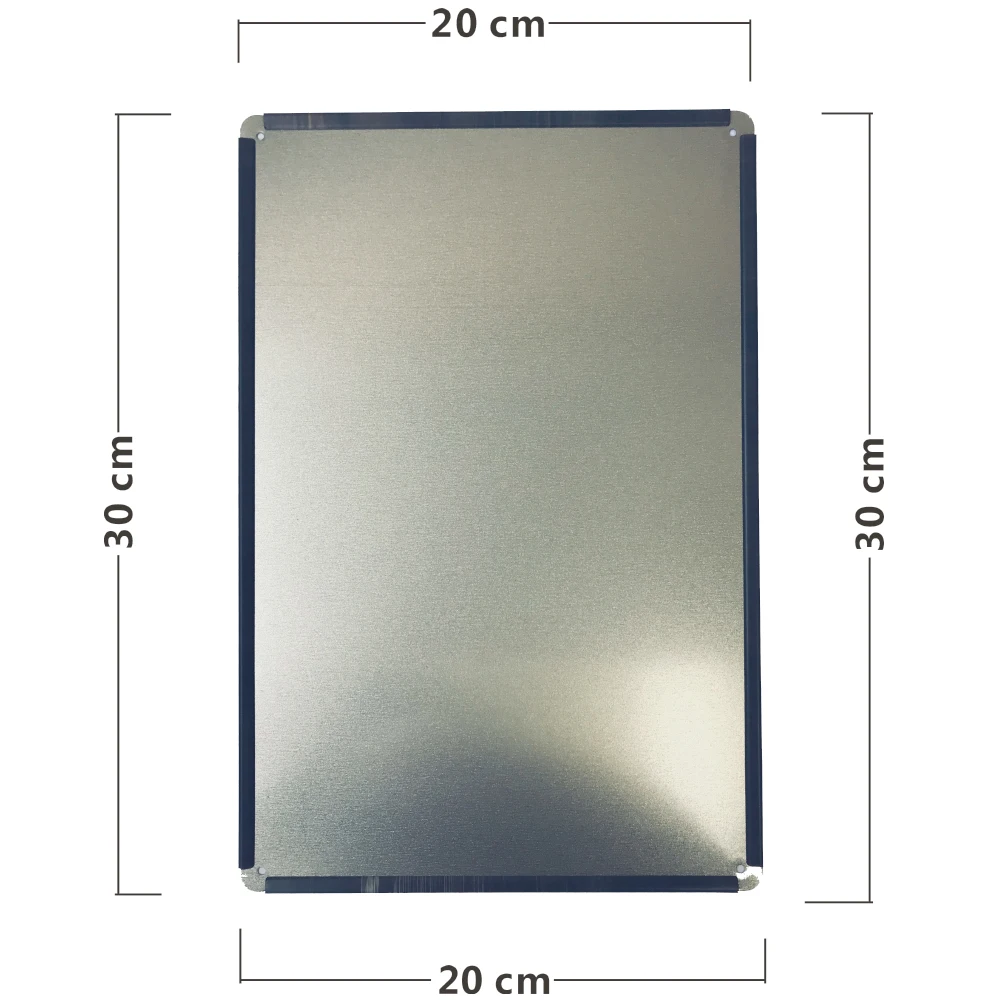 Decoración de menú de café letrero de lata de Metal de neón, placa de bebida de estilo europeo, tabla de bebidas rectangular para pared 20x30 cm