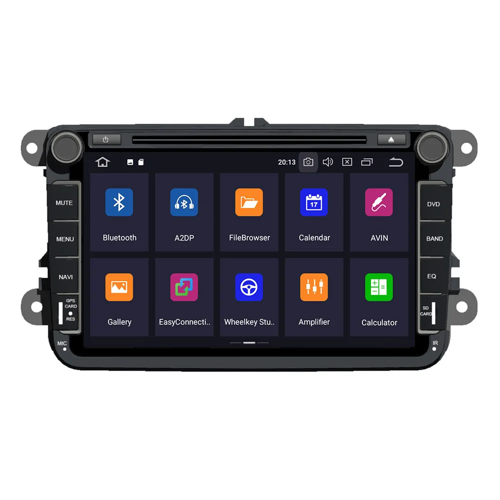 Sale Android 9 DSP MAX64 Car DVD player GPS navination System For Volkswagen For VW golf passat tiguan skoda multimedia tape recorder 1