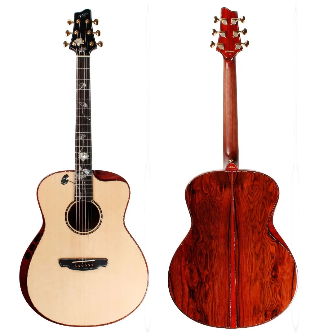 

G.K MARVELL M-7 handcraft full solid wood acoustic guitar,aocustic electric guitars, guitarra acoustic