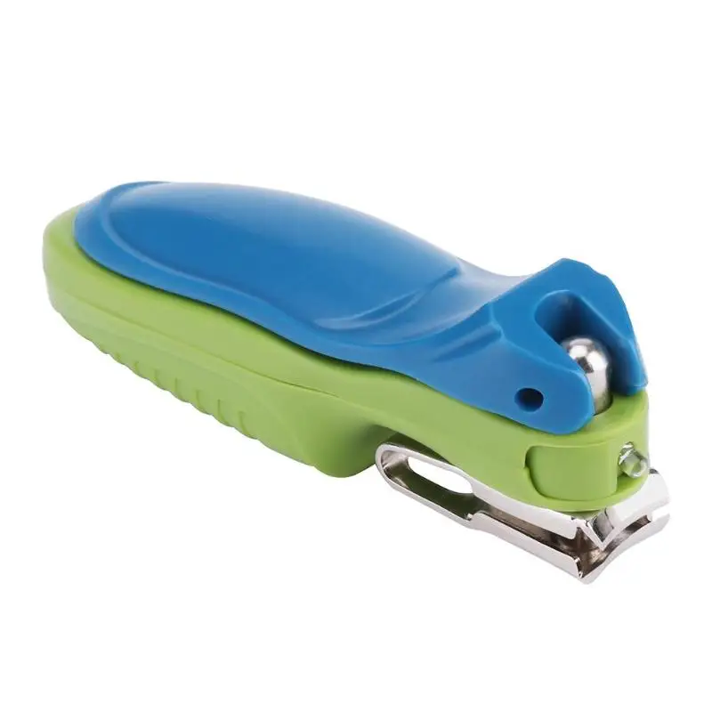 1pc Multiuse Mini LED Light Nail Clippers Nail Art Manicure Pocket Hand Tools Finger Toe Nail