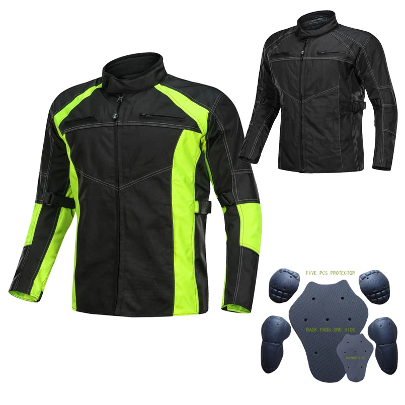 

Men's Summer Motorcycle Jacket Off Road Race Automobile Motocross Protective Gear Safety Clothing Elbow Protector