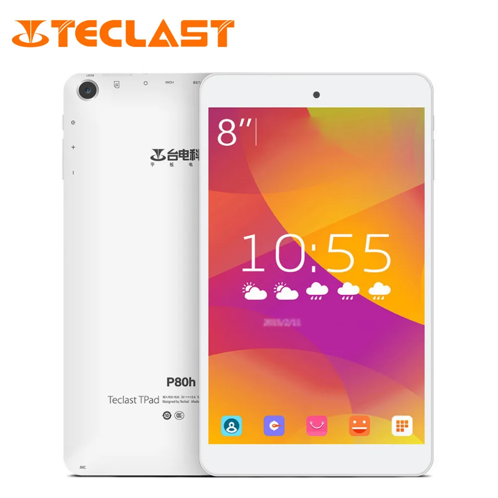 Teclast P80H Android 5.1 Quad Core 64bit MTK8163 IPS 1280x800 Screen Dual WIFI 2.4G/5G HDMI Bluetooth GPS 8 inch Tablet PC Teclast P80H Android 5.1 Quad Core 64bit MTK8163 IPS 1280x800 Screen Dual WIFI 2.4G/5G HDMI Bluetooth GPS 8 inch Tablet PC