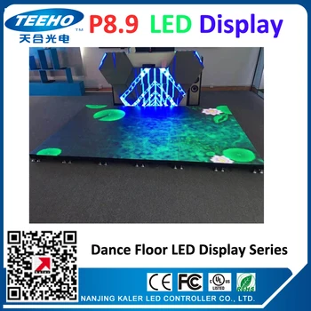 Prijzen Hoge Niveau Dansen P8.9 Led Dansvloer Led Display Screen Led Videowall Grote Spelen Video Screen Led Reclame Boards Podium