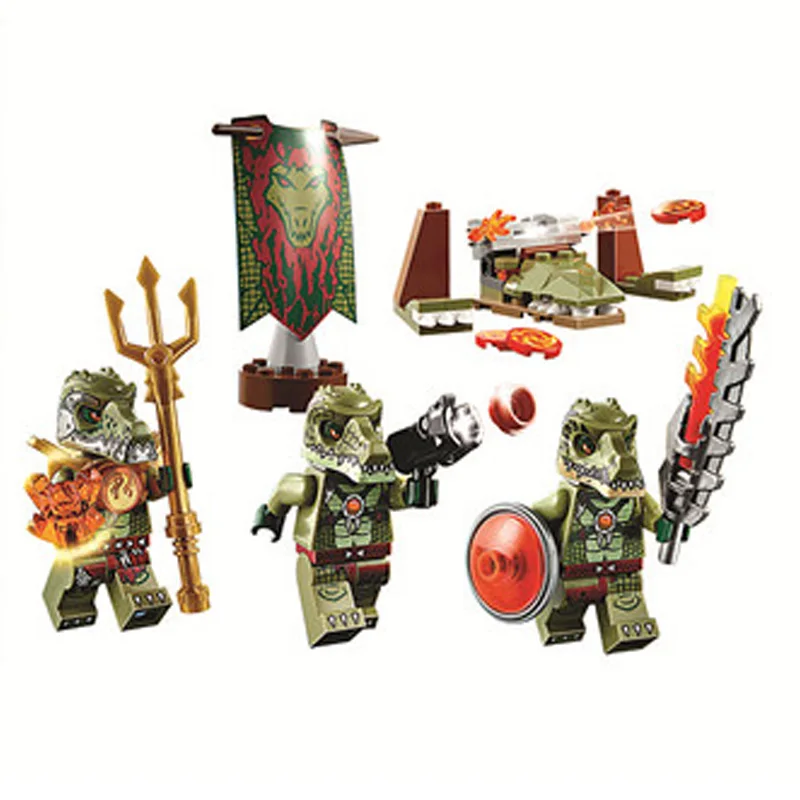 

Bela Compatible with Giftse CHIMA 10348 Ninja Urban Figures Building Blocks bricks Bricks Compatible with legoe toys Pogo