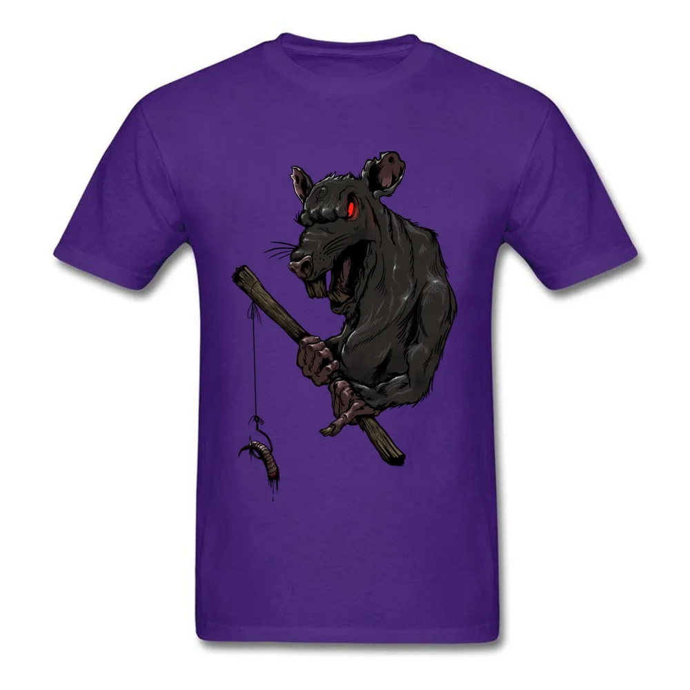 Fisherrat 100% Cotton Tops & Tees for Boys Fitness Tight T Shirts Summer Classic Round Collar Tee-Shirt Short Sleeve Fisherrat purple