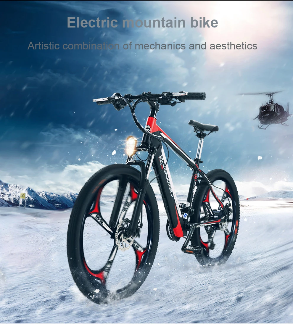 Perfect 27speed lectric mountian bike 48V250W high speed brushless motor electric bicycle Anti-theft built-in lithium battery 26in ebike 10