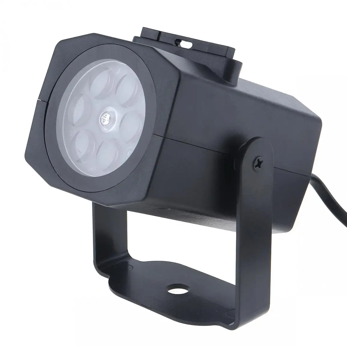 RGB 4 Вт Светодиодный светильник с рисунком для карты Снежинка любовь проекция