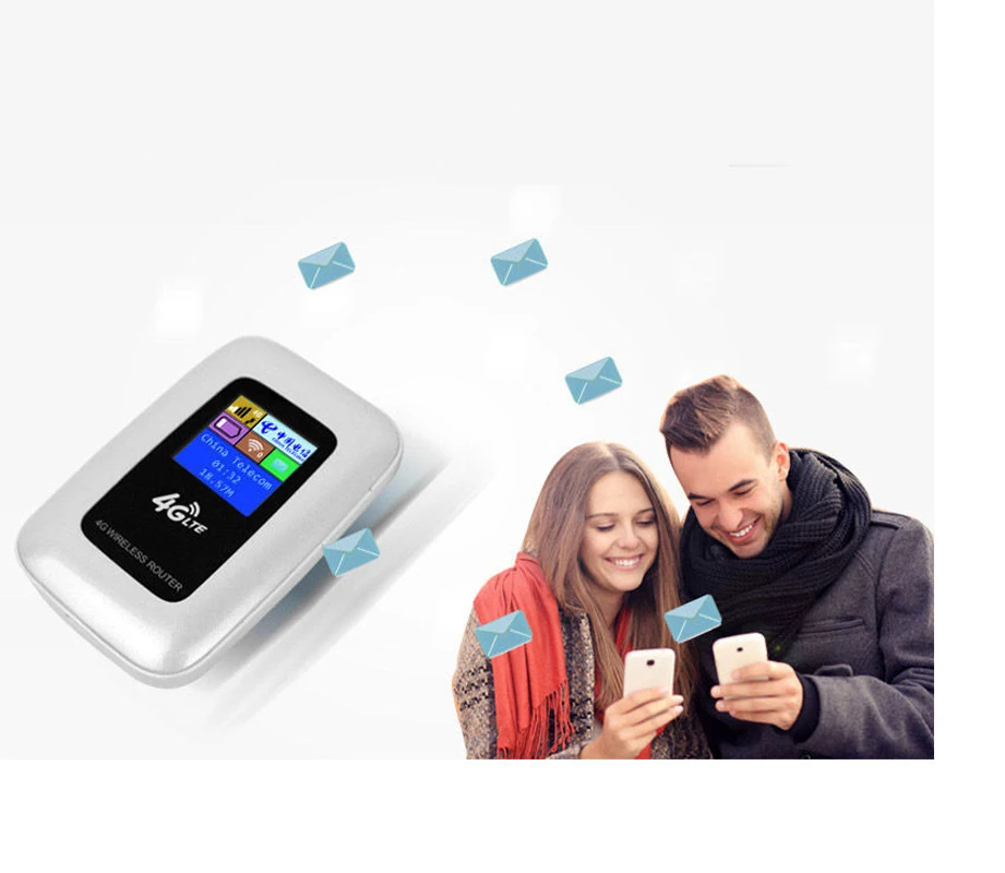 Разблокированный 2100 mAh 3g/4G wifi роутер 100 Мбит/с мобильный точка доступа карманный