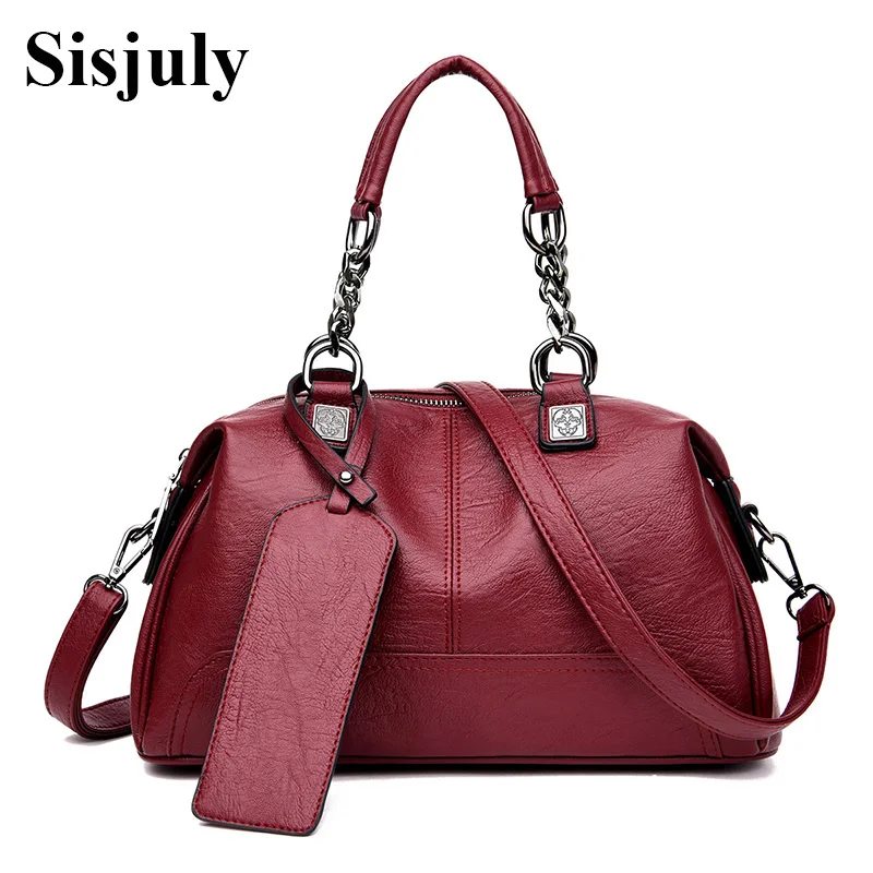 

Vfemage Luxury Handbags Women Leather Bags Designer Female Fashion Boston Tote Bag High Quality Women Shoulder Crossbody Bag Sac